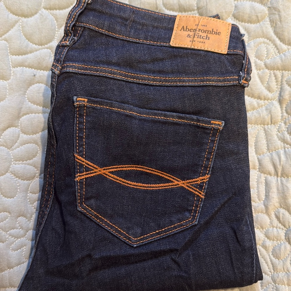 A&F Dark Blue Skinny